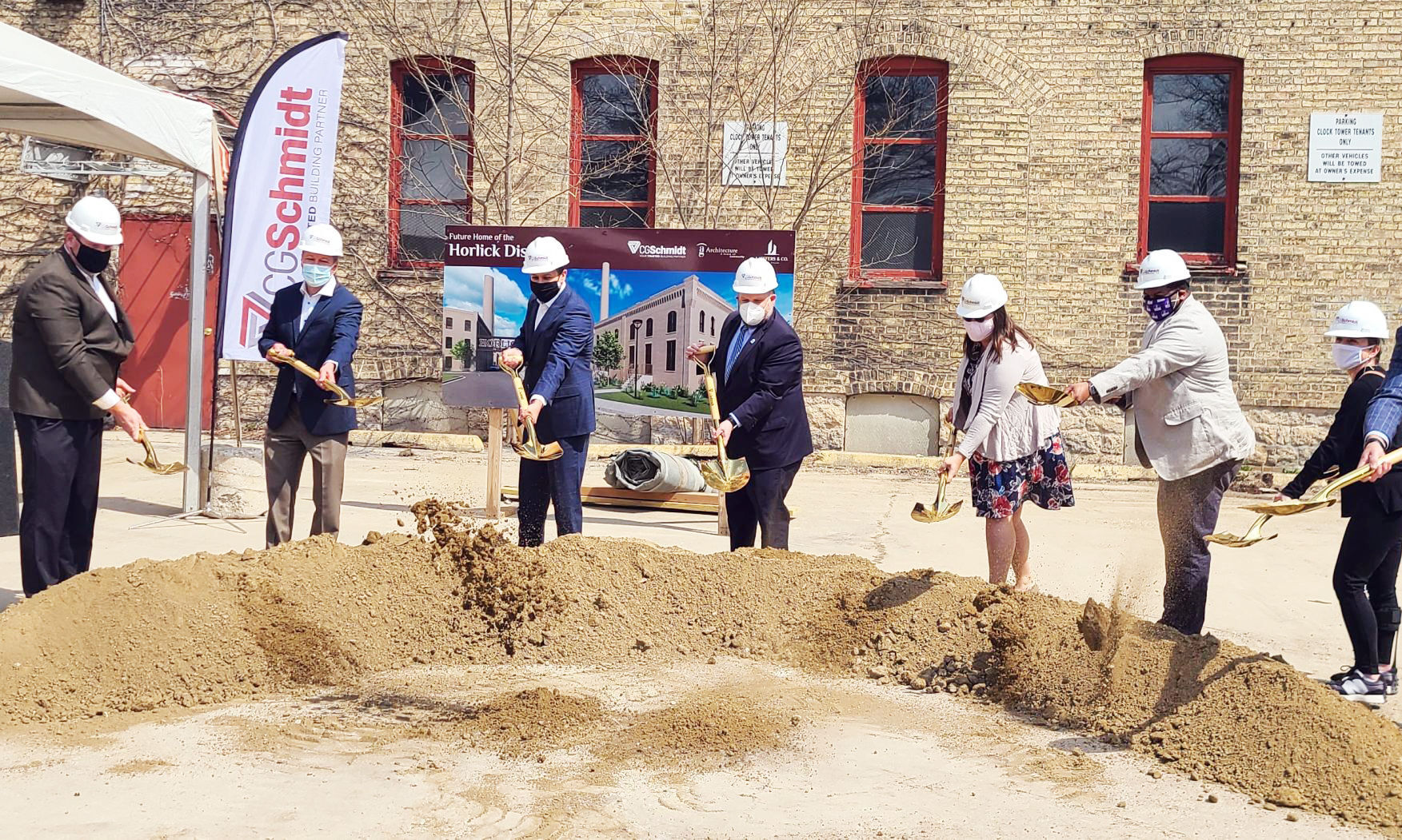 Groundbreaking on Horlick Malted Milk Company campus (copy)